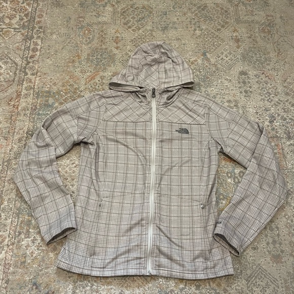 The North Face Plaid Zip-up Sweater - Picture 1 of 11